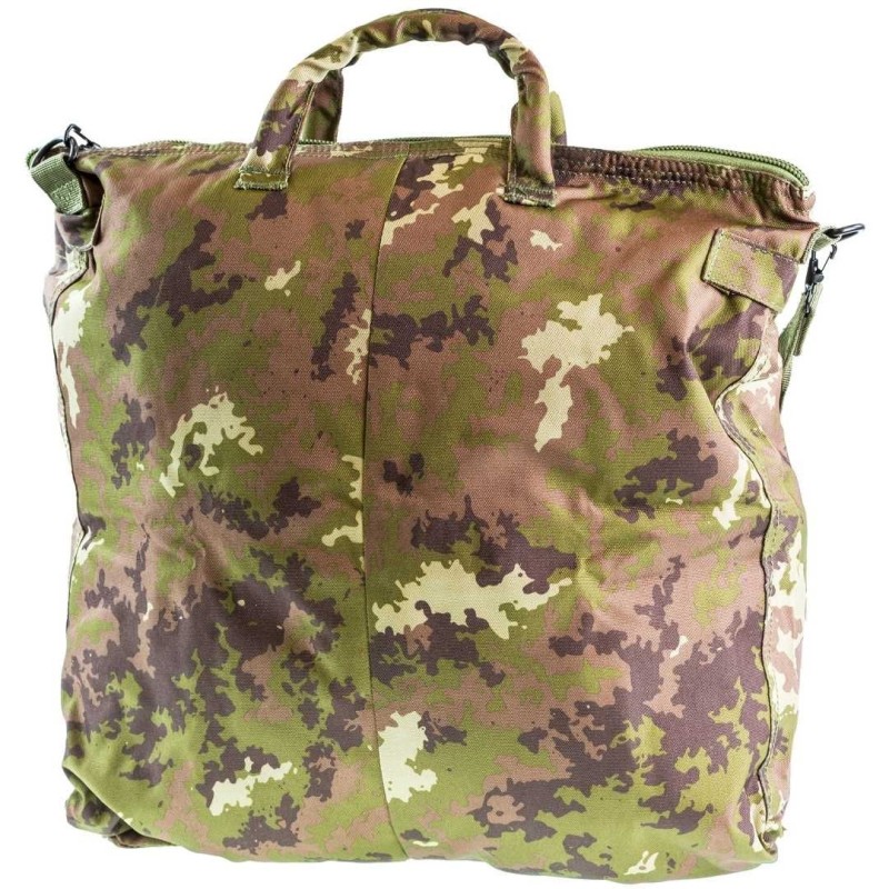 Sacca Borsa Zaino Portacasco Porta Casco Vegetata Esercito Italiano Marina  Militare Aeronautica Mil-Tec Art.13826042