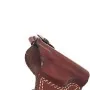 VEGA HOLSTER FV1 FONDINA INCLINATA DA CINTURA IN CUOIO CON BOTTONI