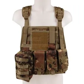 TACTICAL VEST PLATE CARRIER HARNESS ITALIAN CAMO EXAGON EX-V21TC