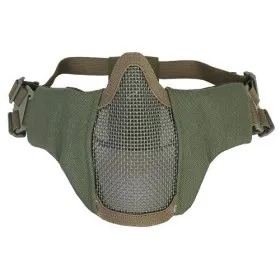 MASCHERA SOFTAIR MEZZO VISO CON RETE IN METALLO OLIVE DRAB BD-6644OD EMERSONGEAR