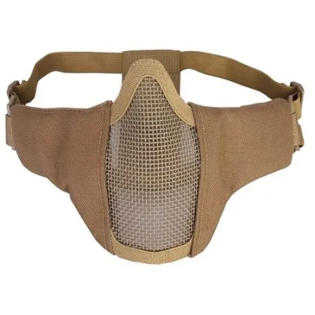 MASCHERA SOFTAIR MEZZO VISO CON RETE IN METALLO COYOTE BROWN BD-6644OD EMERSONGEAR