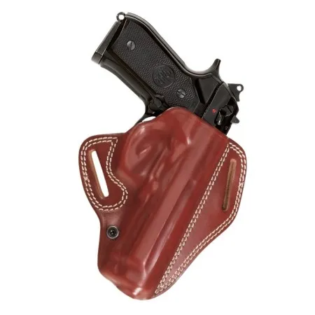 VEGA HOLSTER HB1 FONDINA IN CUOIO APERTA DOPPIA ASOLA INCLINATA