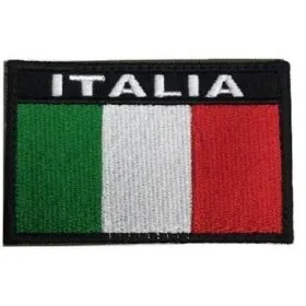 EMBROIDERED ITALIAN FLAG DEFCON 5 D5-BIR02
