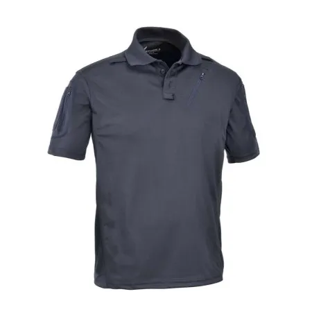 POLO TATTICA A MANICHE CORTE ADVANCED CON TASCHE NAVY BLUE DEFCON 5 D5-1726 NB