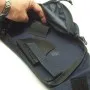 VEGA HOLSTER 2U80 MARSUPIO ZAINO IN CORDURA MONOSPALLA CON FONDINA INTERNA NERO BLU