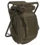 OD GREEN BACKPACK WITH CHAIR MIL-TEC 14059001