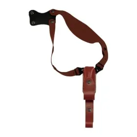 VEGA HOLSTER 1K00 SHOULDER KIT WITH SINGLE MAGAZINE CASE BLACK BROWN