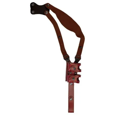 VEGA HOLSTER 1K06 KIT ASCELLARE IN CUOIO CON DOPPIO PORTA SPEEDLOADER PER SERIE O1Rev., AE1, AA1, DA1.