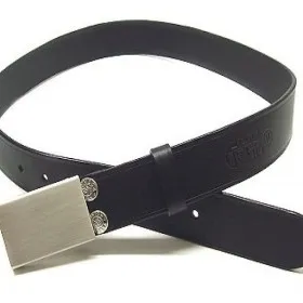 VEGA HOLSTER 1V69 LEATHER BELT 4CM BLACK WHITE