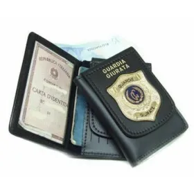 VEGA HOLSTER 1WD110 PORTAFOGLIO CON PLACCA  PER GUARDIA GIURATA