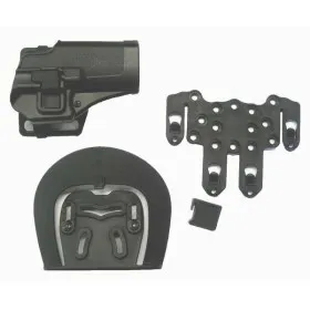 FONDINA RIGIDA PER PISTOLA SOFTAIR CQC GLOCK G17 NERA HGL-B ROYAL
