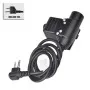 PULSANTE TATTICO SOFTAIR U94 PTT MILITARY STANDARD VERSION PIN MIDLAND EL-Z113 Z-TACTICAL