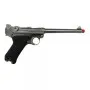 WE PISTOLA A GAS P08 SILVER CANNA 6" (W-P08MS)