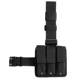 VEGA HOLSTER 2K94 TRIPLE THIGH SYSTEM MAGAZINE HOLDER FOR PISTOL