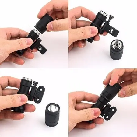 TORCIA TATTICA SOFTAIR MILITARE LED BL-8455 50000W A PROVA D'ACQUA RICARICABILE 8030515032472 - Foto 8