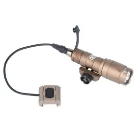 TORCIA TATTICA FUCILE SOFTAIR ALTA POTENZA LED 280 LUMEN DARK EARTH WADSN  WL001-T