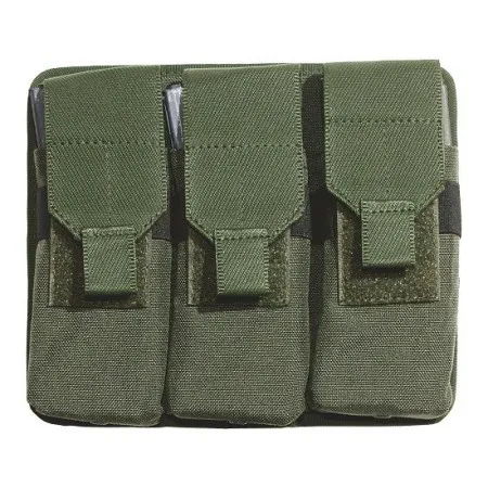 VEGA HOLSTER 2SM14 PORTA CARICATORE TRIPLO M4 M.O.L.L.E. O CINTURA NERO VERDE