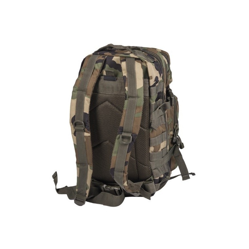 WOODLAND CAMO BACKPACK US ASSAULT 20 LT MIL-TEC 14002020