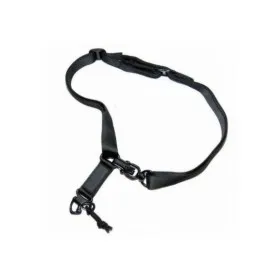 CINGHIA FUCILE SOFTAIR MULTIFUNZIONE A DUE PUNTI O 1 PUNTO NERA WOSPORT EX-SL3BK