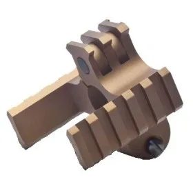 G&G TRI-RAIL MOUNT DESERT TAN ATTACCO M4 CON TRE SLITTE STANDARD 20MM G03127-1 G-03-127-1