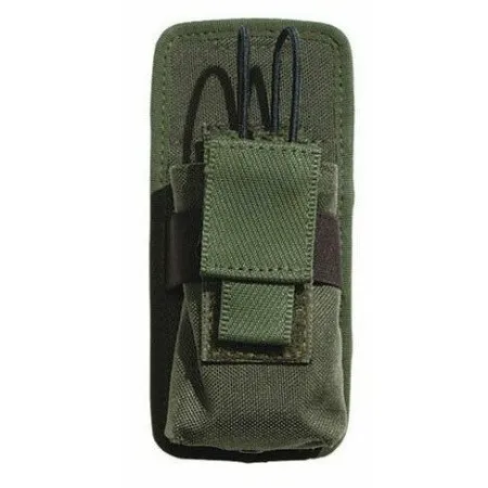 VEGA HOLSTER 2SM20 PORTA RADIO UNIVERSALE NERO VERDE ATTACCO M.O.L.L.E. O CINTURA