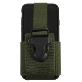VEGA HOLSTER 2SM21 PORTA RADIO M.O.L.L.E.  O CINTURA PER SMARTPHONE TELEFONO CELLULARE NERO VERDE