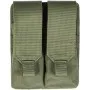 VEGA HOLSTER 2SM27 DOUBLE MAGAZINE POUCH M.O.L.L.E. OR BELT, 5.56 M4 GREEN BLACK