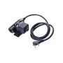 AIRSOFT TACTICAL BUTTON U94 PTT MILITARY STANDARD VERSION PIN KENWOOD EL-Z113 KEN Z-TACTICAL