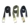 VEGA HOLSTER 2V74 CINTURA NASTRO 4 CM FIBBIA IN METALLO NERO BIANCO VERDE BLU TAN ARANCIO