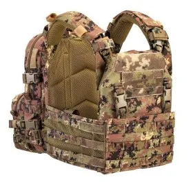 TACTICAL VEST M.O.L.L.E. MILITARY PLATE CARRIER 900DEN + M.O.L.L.E. BACKPACK DEFCON 5 D5-BAV21 VI OD MC CT B