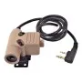 WADSN PTT U94 - KENWOOD / BAOFENG TAN WC001-BKEN