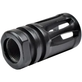 AIRSOFT M4 METAL FLASH HIDER 14MM CLOCKWISE THREAD BLACK SP14