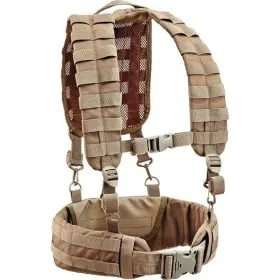 DEFCON 5 TACTICAL VEST LOADING HARNESS BEARING BELT SUSPENDER  COYOTE TAN  D5-2029 CT