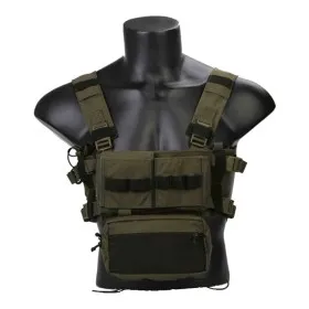 GILET TATTICO SOFTAIR TACTICAL VEST CHEST RIG MICRO MK3 RANGER GREEN EMERSONGEAR EM2961RG
