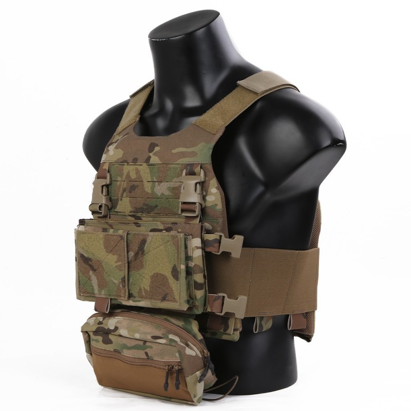 EMERSONGEAR COMBAT TACTICAL VEST WITH CHEST RIG MULTICAM EM7407MC