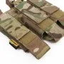EMERSONGEAR TRIPLE MAGAZINE POUCH FOR MP7 MULTICAM EM6357C