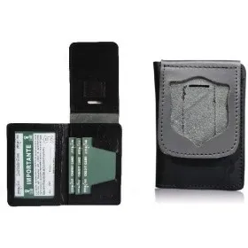 VEGA HOLSTER 1WD86 black leather police badge wallet