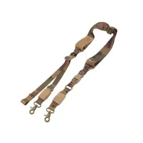 CINGHIA FUCILE SOFTAIR URBEN SLING 1 O 2 PUNTI SGANCIO RAPIDO MOSCHETTONI IN METALLO MULTICAM EM8472A EMERSON