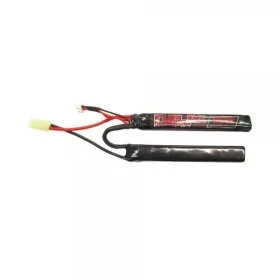 BATTERIA FUCILE SOFTAIR M4 CRANE LI-PO 7.4V X 2000MAH 20C SDOPPIATA FL-7.4X2000 CQB FUEL
