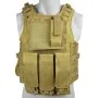 TACTICAL VEST TAN BODY ARMOR LIGHT VT-1104T