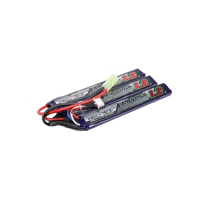AIRSOFT LIPO BATTERY CONNECTOR TAMIYA 1200 MAH 11,1V 1525C TURNIGY