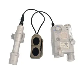 WADSN DOUBLE REMOTE CONTROL FOR FLASHLIGHT AND LASER DARK EARTH WEX676-T