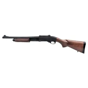 GOLDEN EAGLE PUMP ACTION GAS RIFLE LONG REAL WOOD GE-M870LW