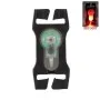 WOSPORT SIGNAL LIGHT RED FOR 2.5CM WEBBINGS WITH BLACK FRAME WO-LT07BR