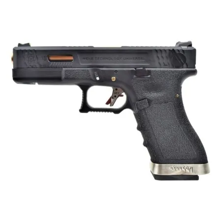 WE GAS PISTOL G18 FORCE SERIES T1 METAL SLIDE BLOWBACK WG02WET-1