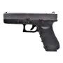 WE GAS PISTOL G17 SILVER METAL SLIDE BLOWBACK WG01B-SV