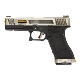 WE GAS PISTOL G17 FORCE SERIES T3 METAL SLIDE BLOWBACK WG01WET-3