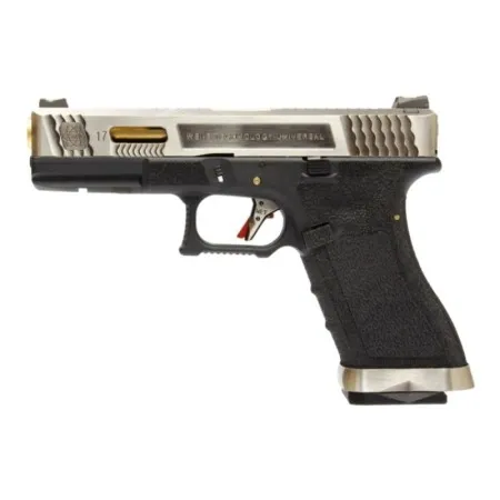 PISTOLA SOFTAIR A GAS G17 FORCE SERIES T3 METAL SLIDE BLOWBACK WE  WG01WET-3