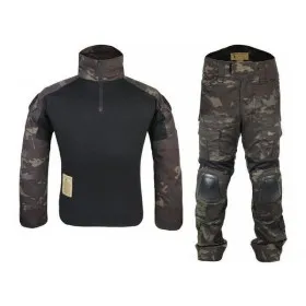 UNIFORME MIMETICA SOFTAIR COMBAT GEN2 MULTICAM BLACK TAGLIA L EMERSONGEAR EM6971-L