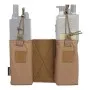 EMERSONGEAR SET 2X RADIO/MAGAZINE POUCHES COYOTE BROWN EM8333CB